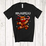 MacnyStore - Ninjabread; Amusing Christmas Cookie Gingerbread Ninja; Baker Baking Lover Family T-Shirt