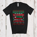 MacnyStore - Nobody's Walking Out On This Fun Old Fashioned Family; Fantastic Christmas Sweater Santa T-Shirt