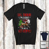 MacnyStore - Oh Deer I'm Going To Be A Big Brother; Amazing Christmas Plaid Reindeer Santa; Pregnancy Family T-Shirt
