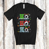 MacnyStore - Personalized 3Ho Footgolf; Joyful Christmas Santa Footgolf Custom Name Player; Snow Family T-Shirt