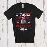 MacnyStore - Personalized 4th of July Petanque Crew; Joyful Custom Name Patriotic Petanque Equipment T-Shirt
