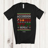 MacnyStore - Personalized Accordion Cookies Christmas Movies; Joyful Sweater Custom Name Musician Music Player T-Shirt