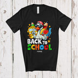 MacnyStore - Personalized Back To School; Humorous First Day Of School Goose Softball Custom Name Player T-Shirt