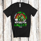 MacnyStore - Personalized Best Coordinator In The Galaxy; Joyful St. Patrick's Day Custom Name Girl; Rainbow T-Shirt