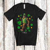MacnyStore - Personalized Bigfoot Leprechaun Stolen Shamrock; Amazing St. Patrick's Day Custom Name Family T-Shirt