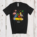 MacnyStore - Personalized Bird Group Collection On Pencil; Lovely Back To School Custom Name Students Teacher T-Shirt