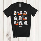 MacnyStore - Personalized Boo Activities; Joyful Halloween Custom Name Boo Ghost Playing Piano; Family T-Shirt