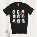 MacnyStore - Personalized Boo Activities; Joyful Halloween Custom Name Boo Ghost Playing Violin; Family T-Shirt