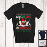 MacnyStore - Personalized Bowl Me Over Christmas; Merry X-mas Sweater Bowling; Custom Name Sport Player T-Shirt
