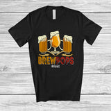 MacnyStore - Personalized BrewPops; Humorous Father's Day Draft Beer Pops; Custom Name Drinking T-Shirt