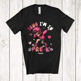 MacnyStore - Personalized Bruh I'm In Pre-K; Amusing Back To School Custom Name Dabbing Girl Students T-Shirt