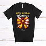 MacnyStore - Personalized Busy Raising Ballers; Joyful Father's Day Custom Name Baseball Softball Player Family T-Shirt