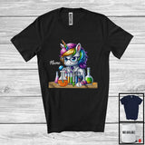 MacnyStore - Personalized Chemist Unicorn; Adorable Custom Name Chemist; Worker Unicorn Careers T-Shirt