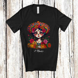 MacnyStore - Personalized Cinco De Mayo; Adorable Custom Name Mexican Girl Sombrero; Mexico Family T-Shirt