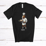 MacnyStore - Personalized Cooking Horse Chef Cook; Lovely Custom Name Lunch Lady Chef Farmer T-Shirt