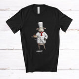 MacnyStore - Personalized Cooking Sheep Chef Cook; Lovely Custom Name Lunch Lady Chef Farmer T-Shirt