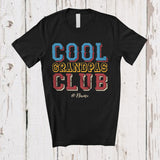 MacnyStore - Personalized Cool Grandpas Club; Amazing Father's Day Vintage; Custom Name Grandpa Family T-Shirt