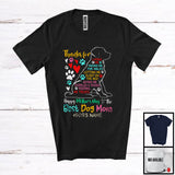MacnyStore - Personalized Custom Dog Name Best Dog Mom Thanks For Loving Me, Happy Mother's Day Family T-Shirt