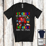 MacnyStore - Personalized Custom Name 1st Grade We Are Done 2nd Grade, Cute Last First Day Of School Gamer T-Shirt