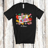 MacnyStore - Personalized Custom Name 1st Grade; Lovely First Day Of School Tools Coffee; Students Teacher T-Shirt