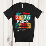 MacnyStore - Personalized Custom Name 2026 Pre-K Graduate; Lovely Summer Vacation Last Day Of School T-Shirt