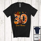 MacnyStore - Personalized Custom Name 30th Birthday; Awesome Thanksgiving Turkey Pumpkin; Family T-Shirt