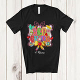 MacnyStore - Personalized Custom Name 3rd Grade; Lovely First Day of School Back To School Coquette Pencil T-Shirt