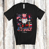 MacnyStore - Personalized Custom Name 4th Of July Baseball USA Flag; Joyful Custom Name Player; Patriotic T-Shirt