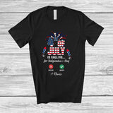 MacnyStore - Personalized Custom Name 4th Of July Calling; Humorous Independence Day US Flag; Patriotic T-Shirt