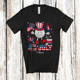 MacnyStore - Personalized Custom Name 4th Of July Golf USA Flag; Joyful Custom Name Player; Patriotic T-Shirt