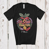MacnyStore - Personalized Custom Name 5th Grade Teacher; Amazing Back To School Apple Fruit Floral T-Shirt