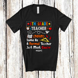 MacnyStore - Personalized Custom Name 6th Grade Teacher Definition; Amusing First Day Of School Teaching T-Shirt