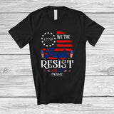 MacnyStore - Personalized Custom Name 8647 We The People Resist; Amazing 4th Of July Impeach Trump; Patriotic T-Shirt