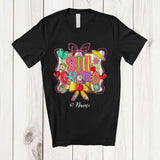 MacnyStore - Personalized Custom Name 8th Grade; Lovely First Day of School Back To School Coquette Pencil T-Shirt