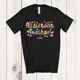 MacnyStore - Personalized Custom Name Assistant Teacher; Amazing Easter Bunny Eggs Hunting; Family Group T-Shirt