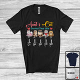 MacnyStore - Personalized Custom Name Aunt's Cat Growing Since Year, Lovely Mother's Day Cat Lover T-Shirt