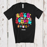 MacnyStore - Personalized Custom Name Back To School; Joyful School Things Collection; Students Teacher T-Shirt
