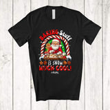 MacnyStore - Personalized Custom Name Baking Stuff Is Snow Much Cool; Lovely Christmas Santa Rainbow Baker T-Shirt