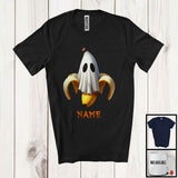 MacnyStore - Personalized Custom Name Banana Boo Ghost Cosplay, Horror Halloween Fruit Vegan, Family T-Shirt
