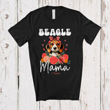 MacnyStore - Personalized Custom Name Beagle Mama; Adorable Mother's Day Flowers Bandana; Family T-Shirt