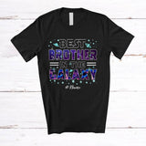 MacnyStore - Personalized Custom Name Best Brother Galaxy; Joyful Birthday Father's Day Brother Space; Family T-Shirt