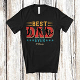 MacnyStore - Personalized Custom Name Best Dad Ever; Joyful Father's Day Vintage Soccer Player; Family T-Shirt