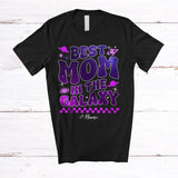 MacnyStore - Personalized Custom Name Best Mom Galaxy; Joyful Birthday Mother's Day Mom Space; Family T-Shirt