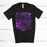 MacnyStore - Personalized Custom Name Best Nana Galaxy; Joyful Birthday Mother's Day Nana Space; Family T-Shirt