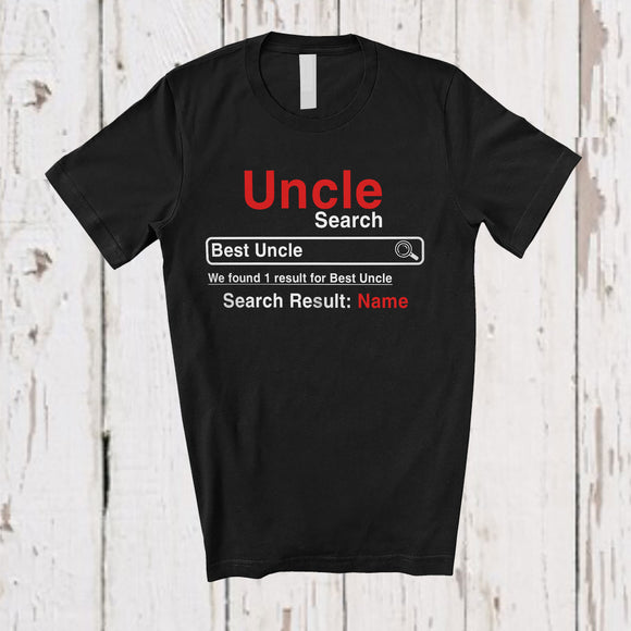 MacnyStore - Personalized Custom Name Best Uncle Found; Awesome Father's Day Search Tools Uncle; Family T-Shirt