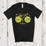 MacnyStore - Personalized Custom Name Bicycle Lemon; Joyful Summer Vacation Cyclist Bicycle Fruit T-Shirt