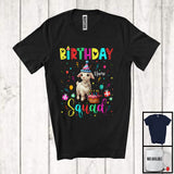 MacnyStore - Personalized Custom Name Birthday Squad; Joyful Birthday Cake Goat; Family Group T-Shirt