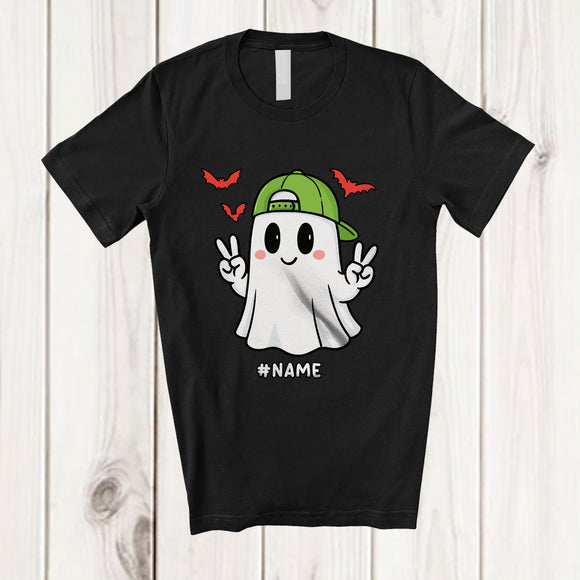 MacnyStore - Personalized Custom Name Boo Ghost Cousin Boy; Lovely Halloween Costume Boo Cosplay T-Shirt