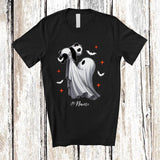 MacnyStore - Personalized Custom Name Boo Hugging Panda; Lovely Halloween Animal Lover; Family Group T-Shirt