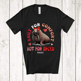 MacnyStore - Personalized Custom Name Built For Comfort Not For Speed; Lovely Walrus Sea Animal; Groovy T-Shirt